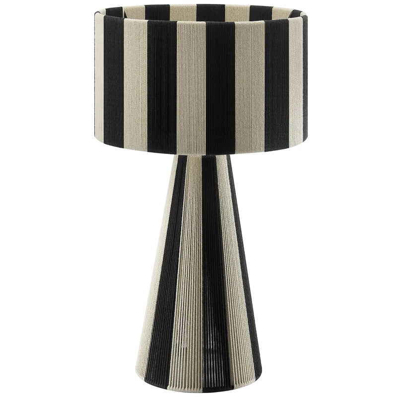 Renae Handwoven Cotton Thread Striped Table Lamp by Modway by HouseOfZazla