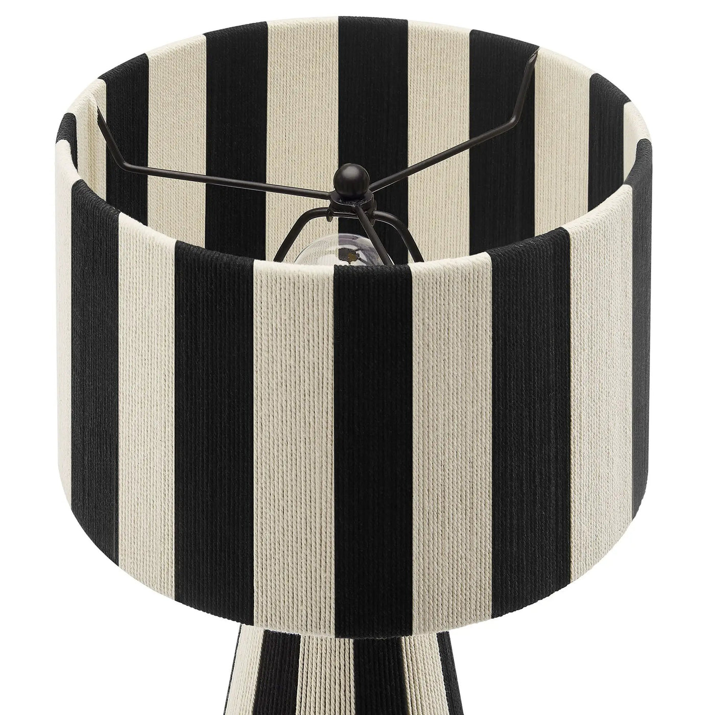 Renae Handwoven Cotton Thread Striped Table Lamp by Modway by HouseOfZazla