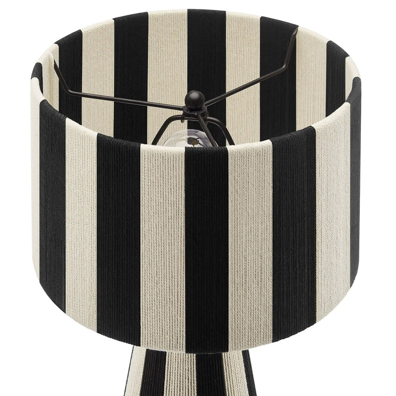 Renae Handwoven Cotton Thread Striped Table Lamp by Modway by HouseOfZazla