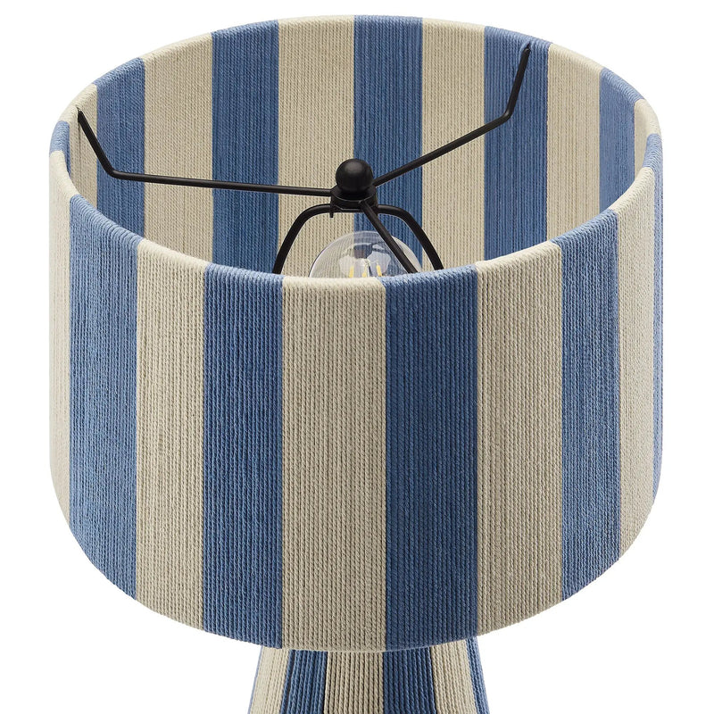 Renae Handwoven Cotton Thread Striped Table Lamp by Modway by HouseOfZazla