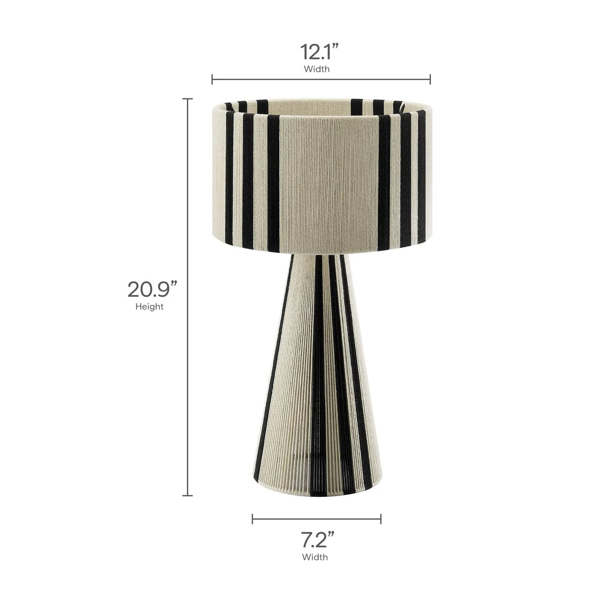 Gia Handwoven Cotton Thread Table Lamp by Modway by HouseOfZazla
