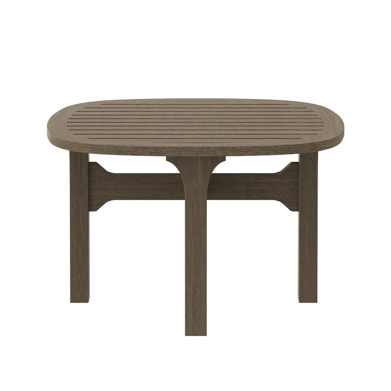 Saratoga Square Outdoor Patio Teak Wood Side Table by Modway by HouseOfZazla