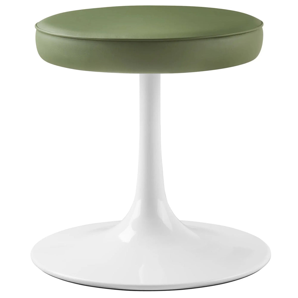 Lippa Vegan Leather Round Stool by Modway by HouseOfZazla