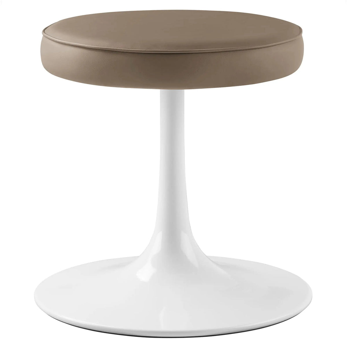 Lippa Vegan Leather Round Stool by Modway by HouseOfZazla