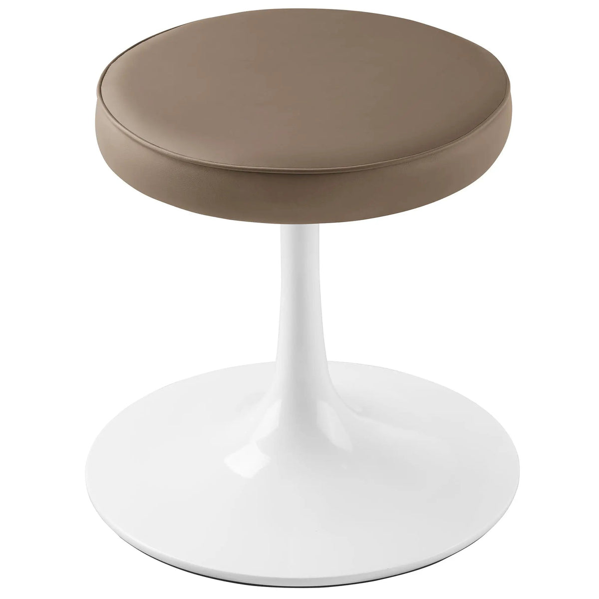 Lippa Vegan Leather Round Stool by Modway by HouseOfZazla