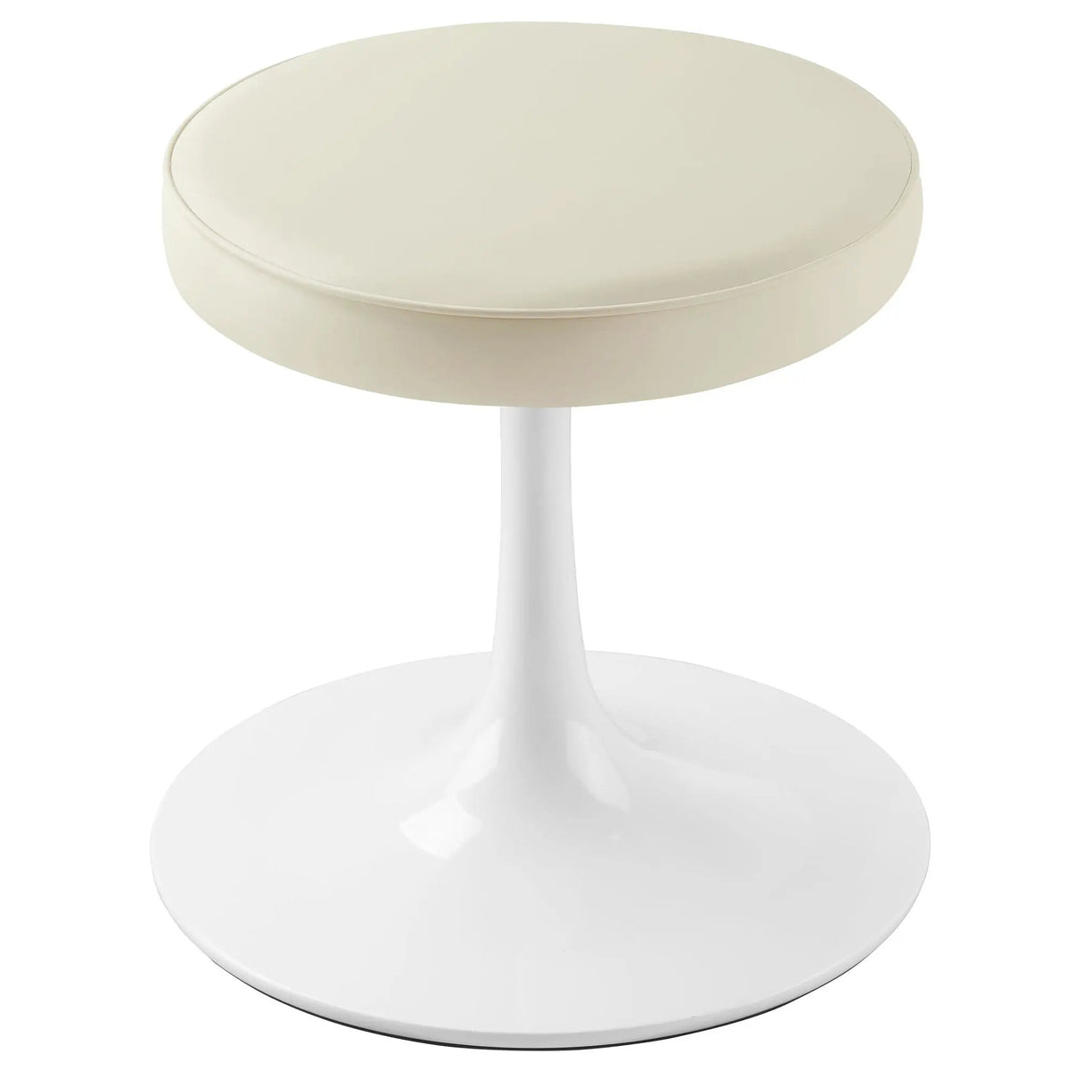 Lippa Vegan Leather Round Stool by Modway by HouseOfZazla