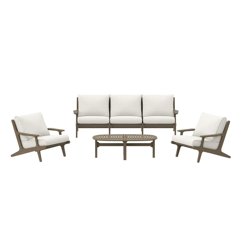 Saratoga 4-Piece Outdoor Patio Teak Wood Furniture Set by Modway by HouseOfZazla