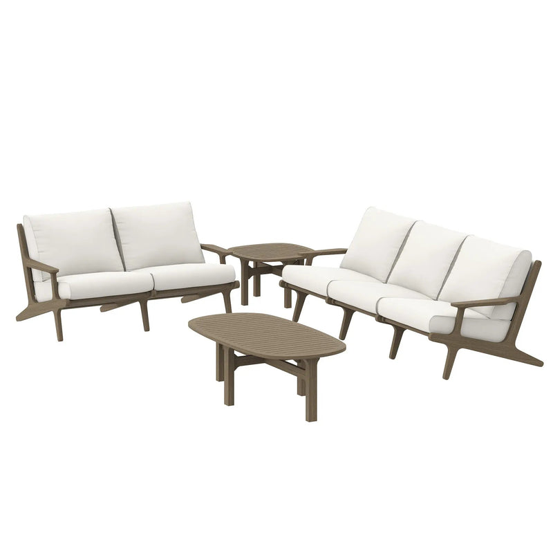 Saratoga 4-Piece Outdoor Patio Teak Wood Furniture Set by Modway by HouseOfZazla