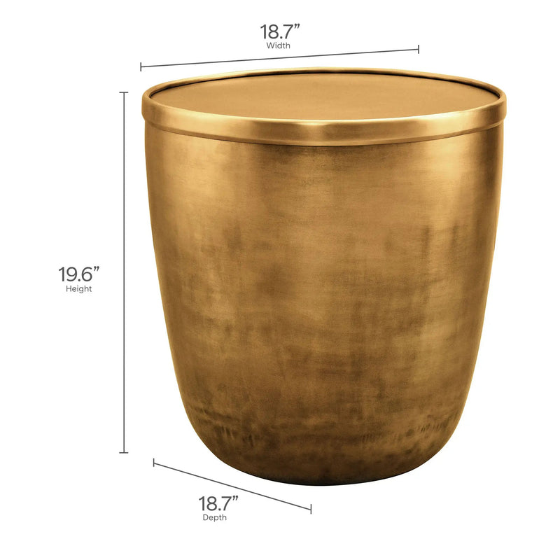 Viora Metal Storage Side Table by Modway by HouseOfZazla