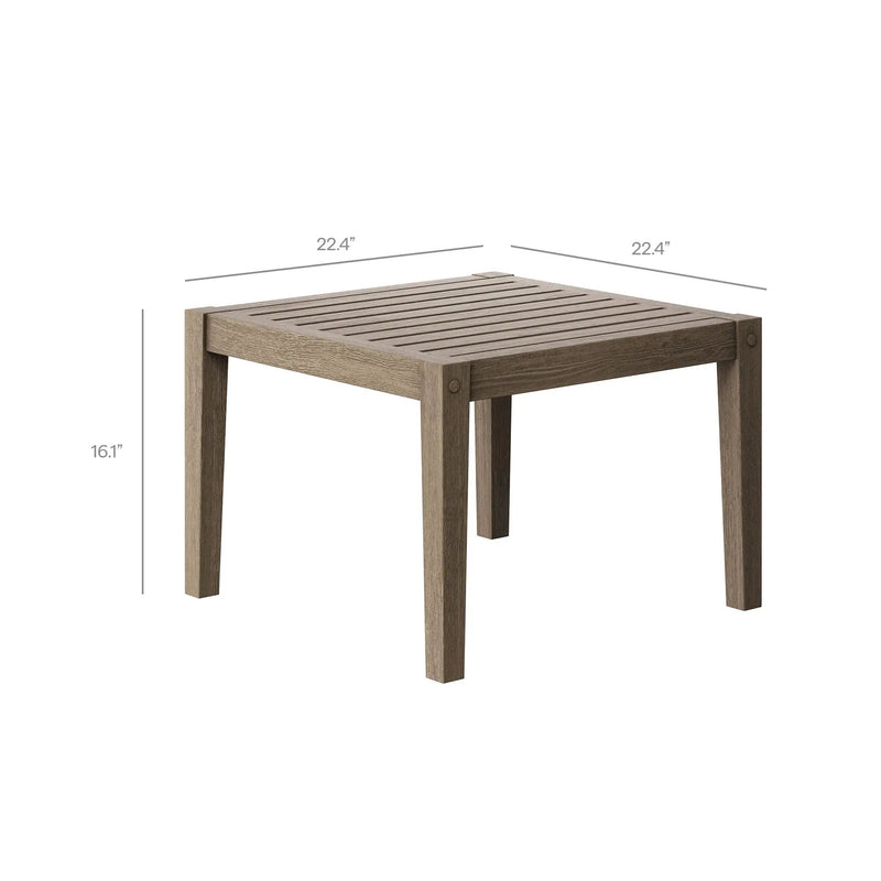 Northlake 3-Piece Outdoor Patio Teak Wood Furniture Set by HouseOfZazla