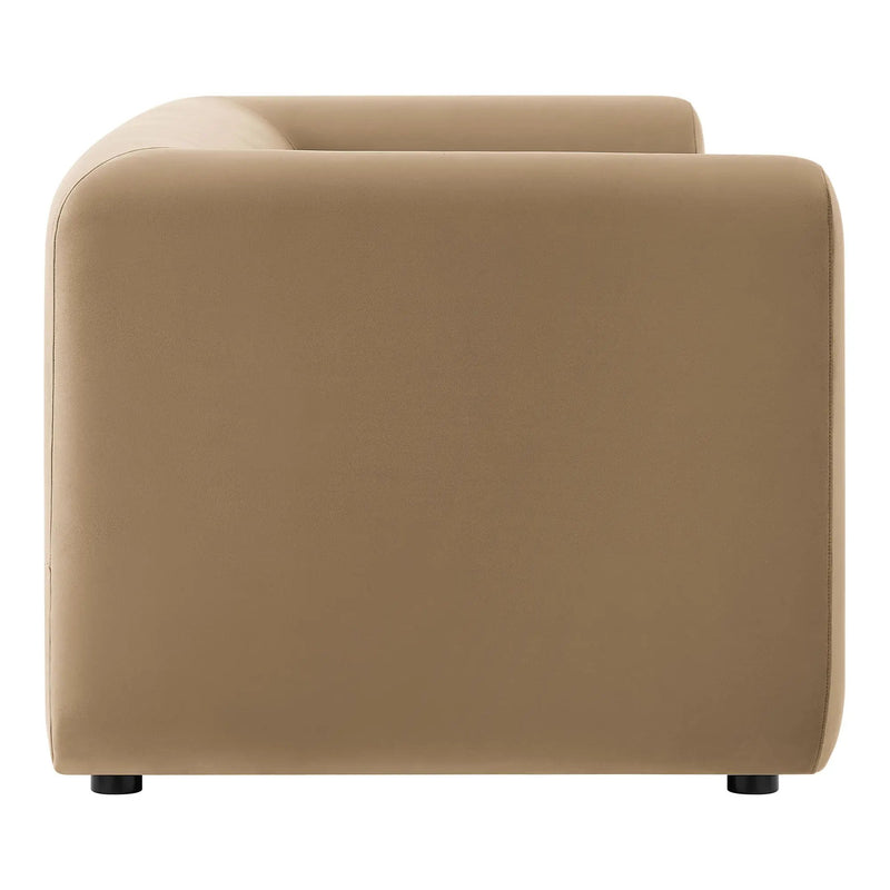 Leif 89" Performance Velvet Upholstered Sofa by Modway by HouseOfZazla