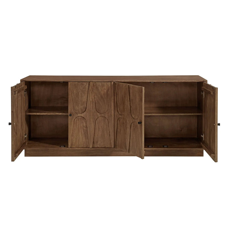 Veda 72" Mango Wood Sideboard Cabinet by Modway by HouseOfZazla