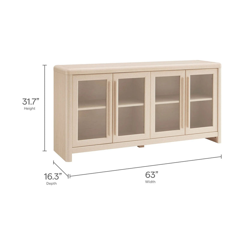 Evren 4-Door Sideboard Storage Display Cabinet by Modway by HouseOfZazla