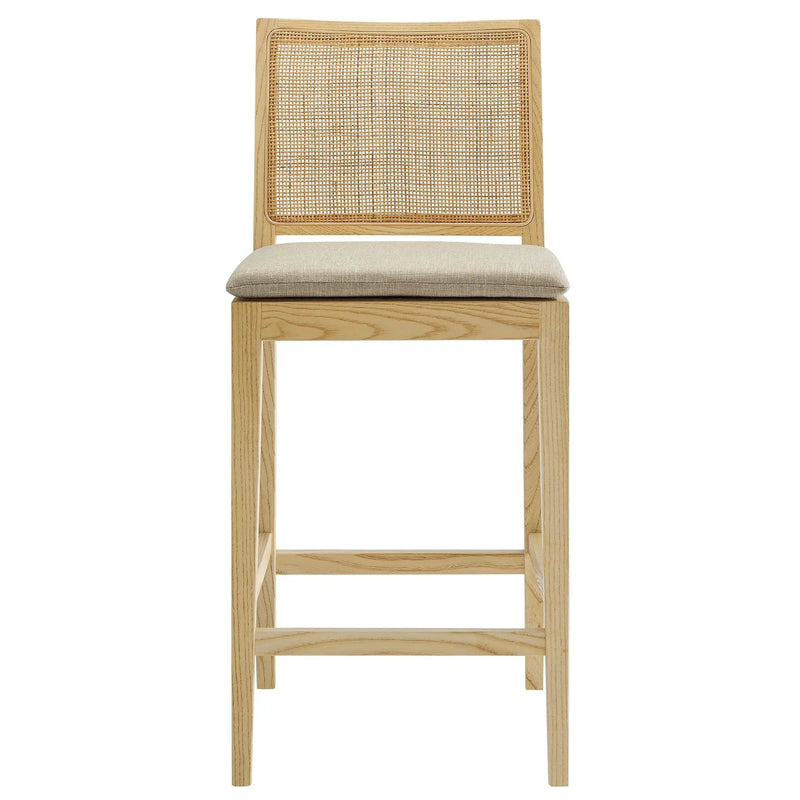 Ovard Wood and Rattan Counter Stool by Modway by HouseOfZazla