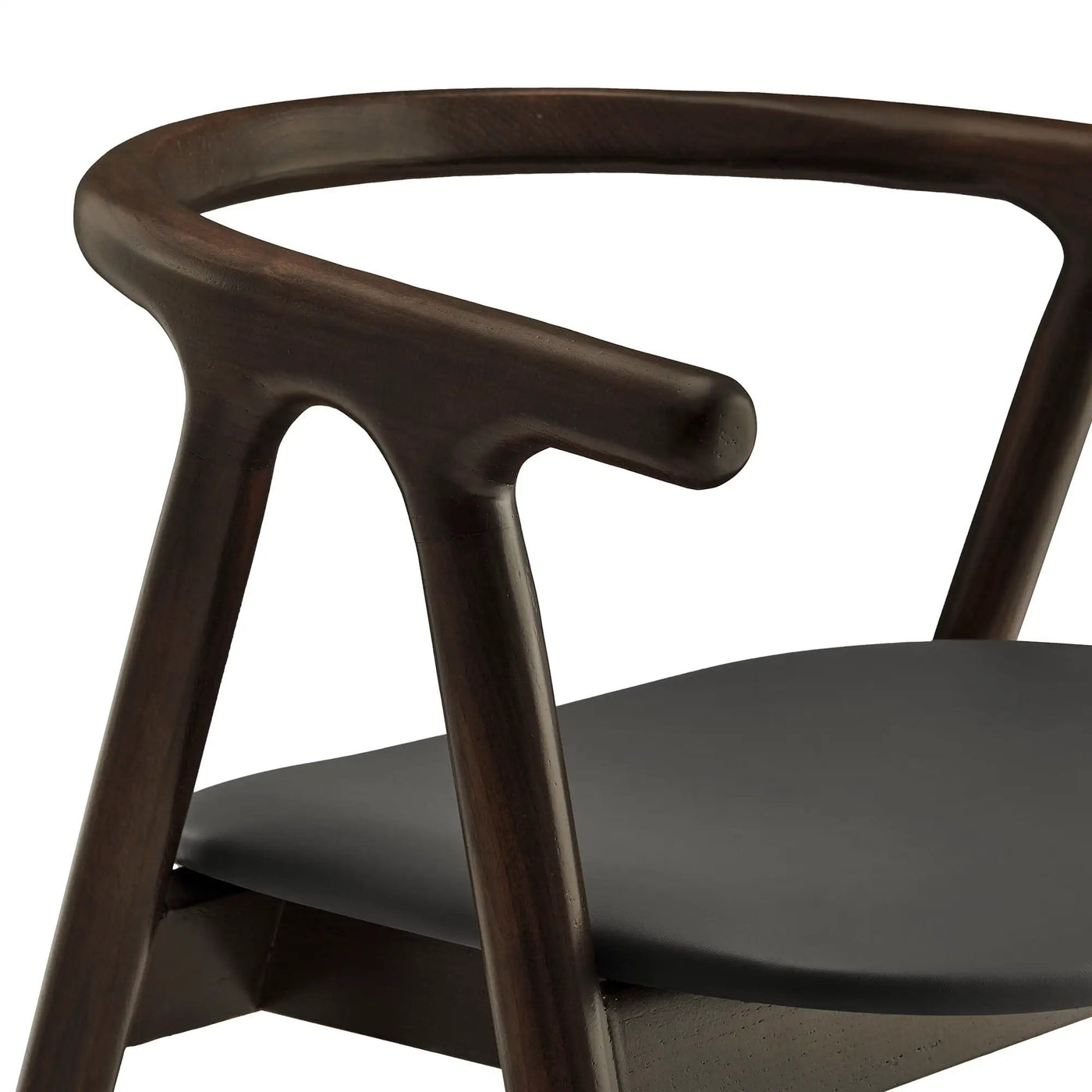 Henry Vegan Leather and Wood Dining Chair by HouseOfZazla