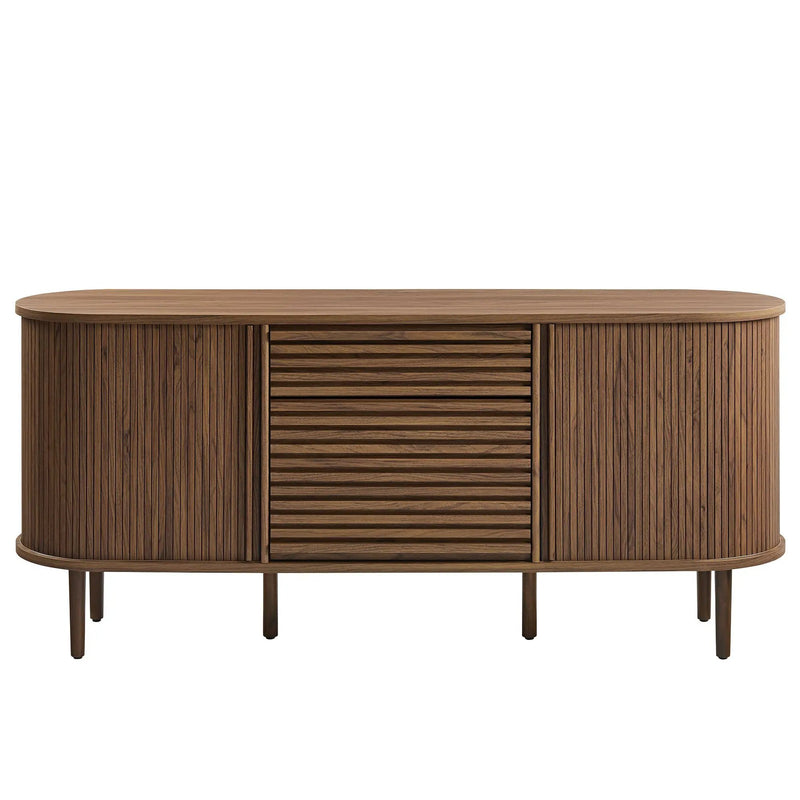 Harlan 67" Fluted Oval Sideboard Cabinet by Modway by HouseOfZazla