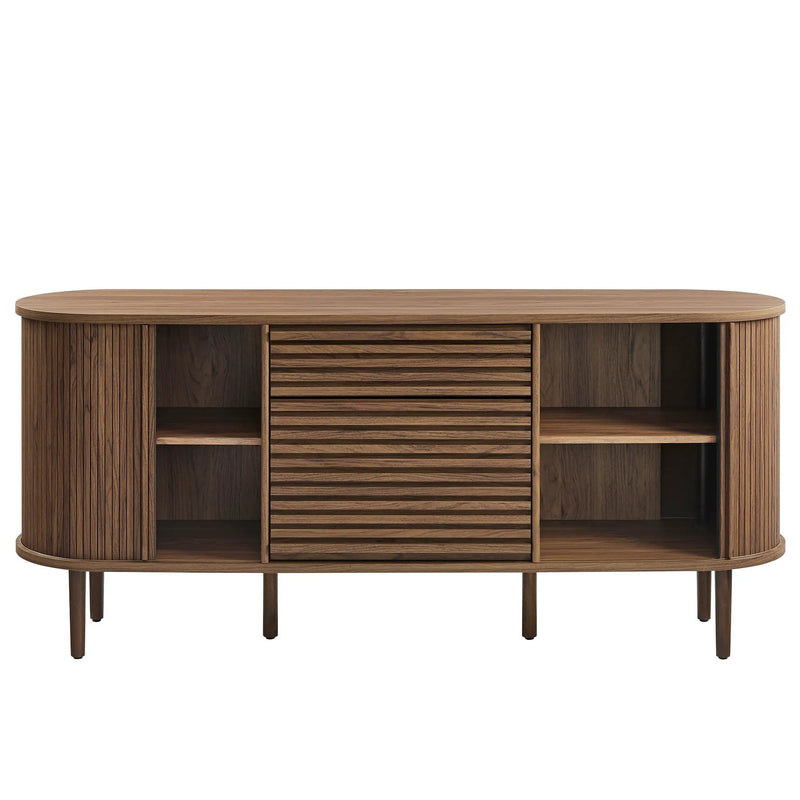 Harlan 67" Fluted Oval Sideboard Cabinet by Modway by HouseOfZazla