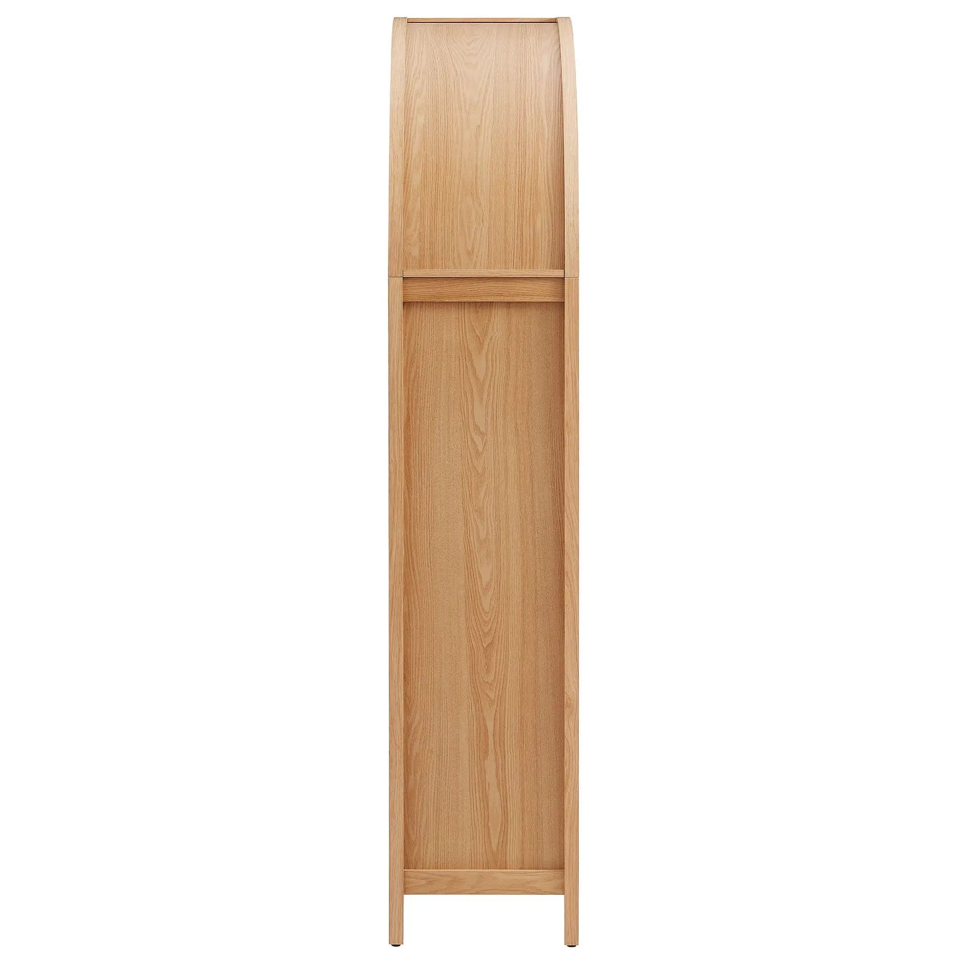 Calista 79" Tall Wide Rattan Arched Storage Cabinet by Modway by HouseOfZazla