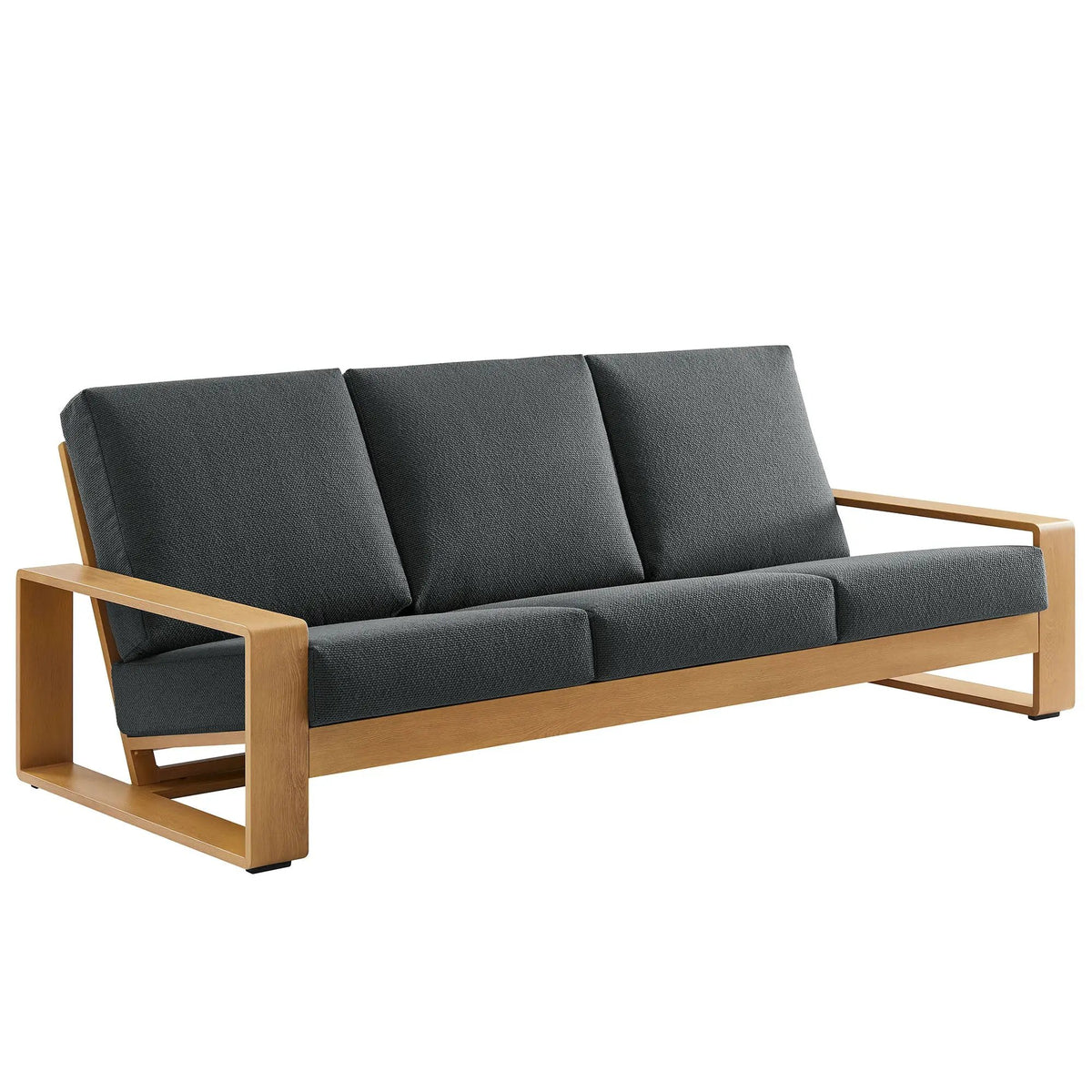 Lirienne Outdoor Patio Aluminum Faux Wood Sofa by Modway by HouseOfZazla