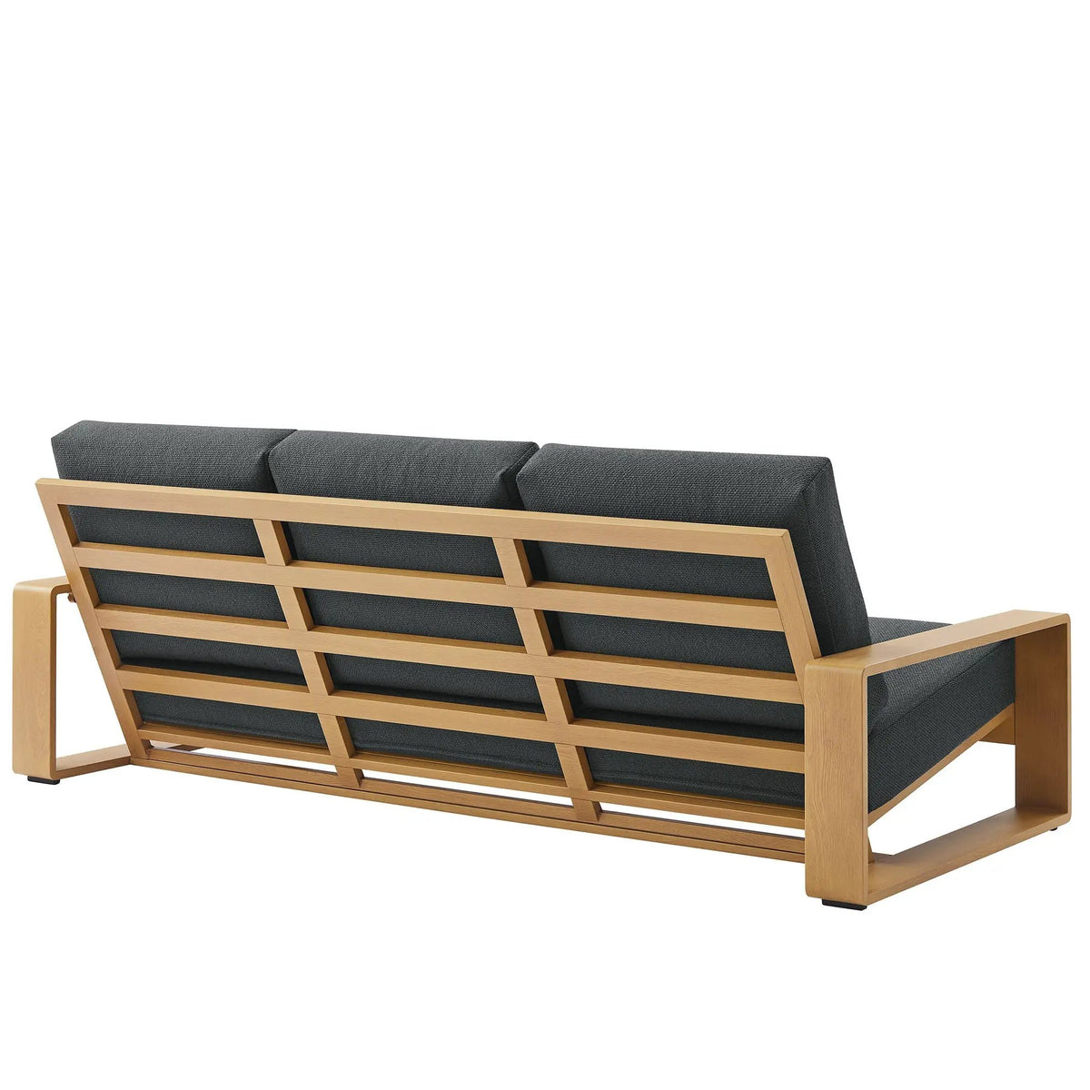 Lirienne Outdoor Patio Aluminum Faux Wood Sofa by Modway by HouseOfZazla