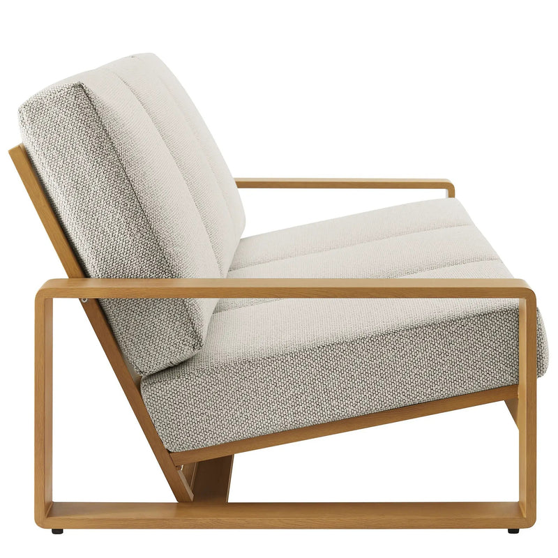 Lirienne Outdoor Patio Aluminum Faux Wood Sofa by Modway by HouseOfZazla