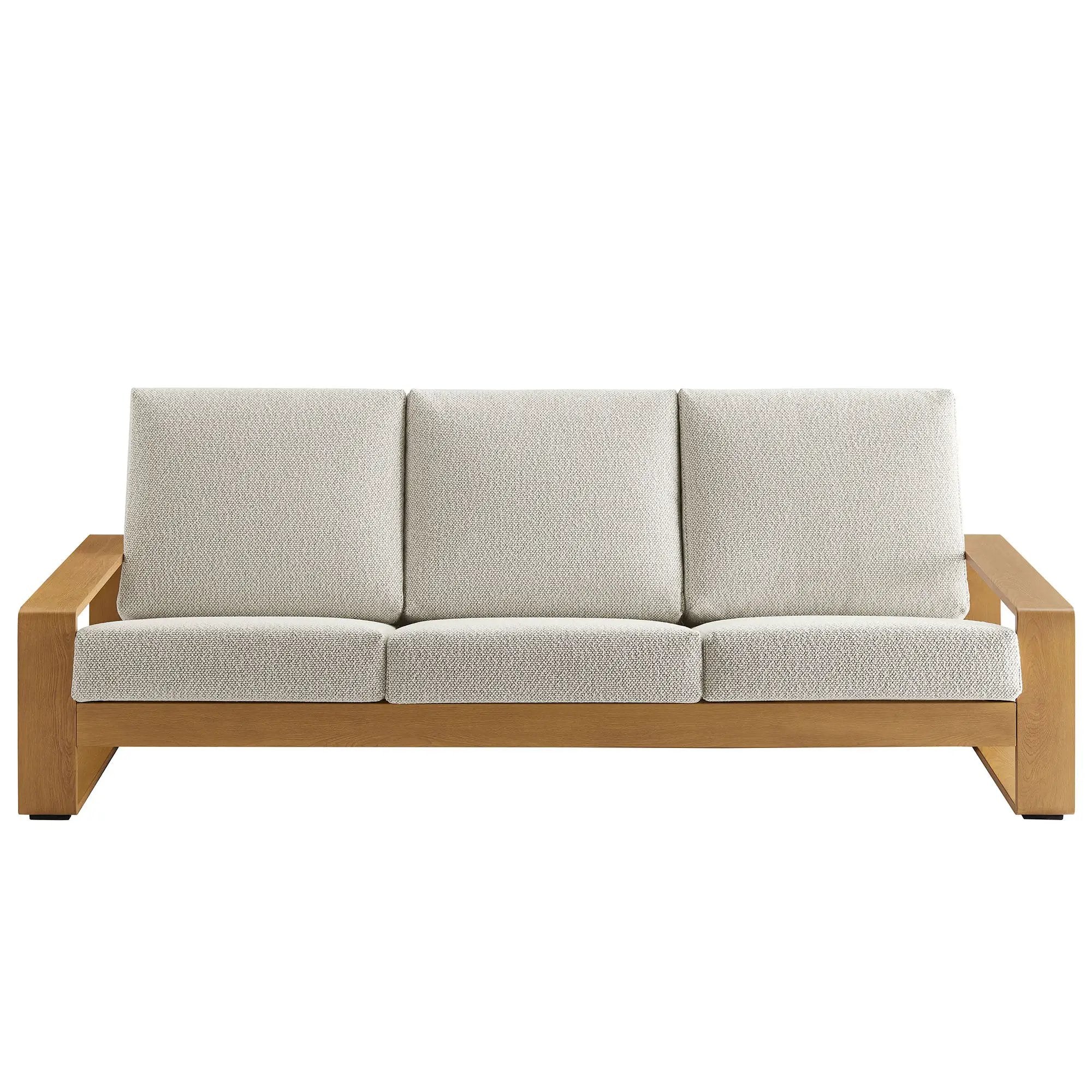 Lirienne Outdoor Patio Aluminum Faux Wood Sofa by Modway by HouseOfZazla