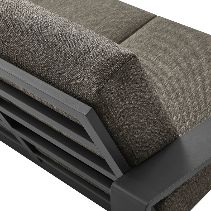 Lirienne Outdoor Patio Aluminum Loveseat by Modway by HouseOfZazla