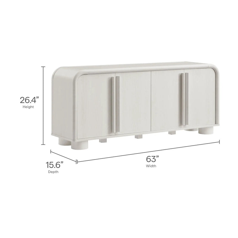Bellamy Curved 4-Door Sideboard Cabinet by Modway by HouseOfZazla