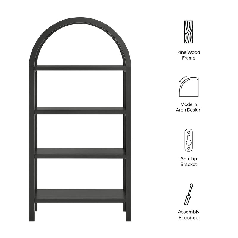 Vexley 60 Inch Arched Bookshelf by Modway by HouseOfZazla