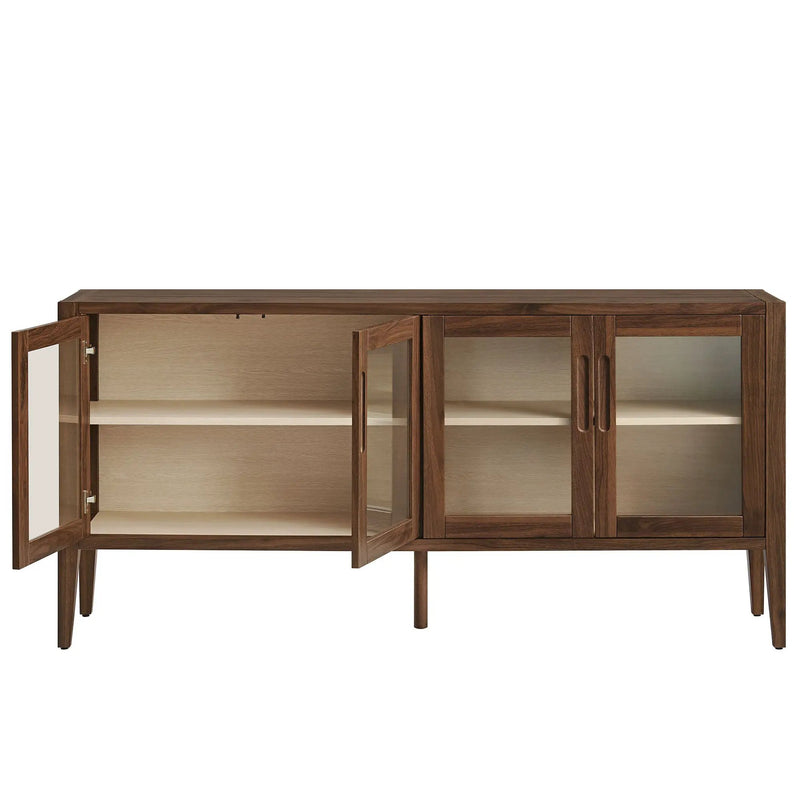 Nell 72" Glass Door Sideboard Cabinet by Modway by HouseOfZazla