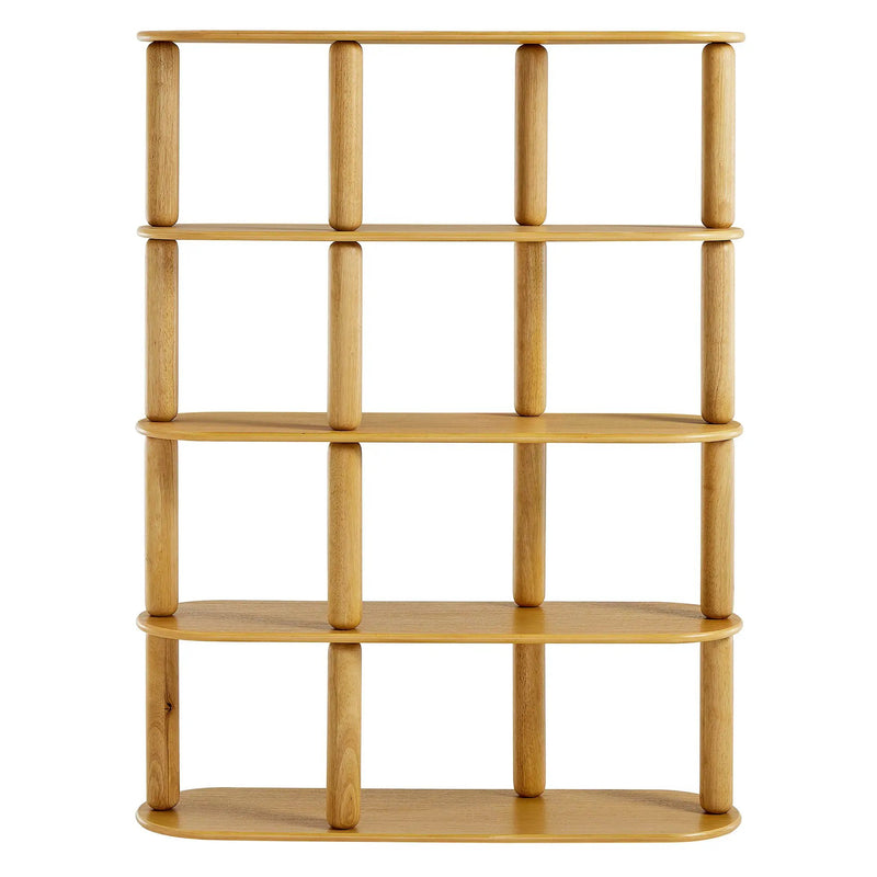 Arcus 4-Tier Oval Wood Bookshelf by Modway by HouseOfZazla