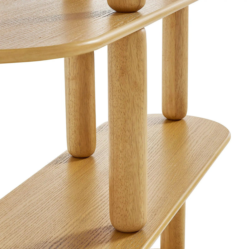 Arcus 4-Tier Oval Wood Bookshelf by Modway by HouseOfZazla