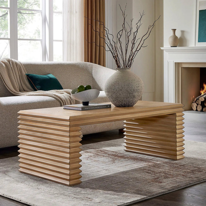 Canto Rectangular Stacked Design Coffee Table by Modway by HouseOfZazla
