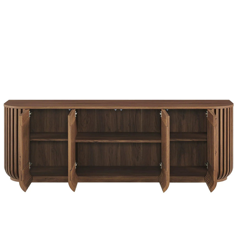 Fortitude 75" Curved Sideboard Storage Cabinet by Modway by HouseOfZazla