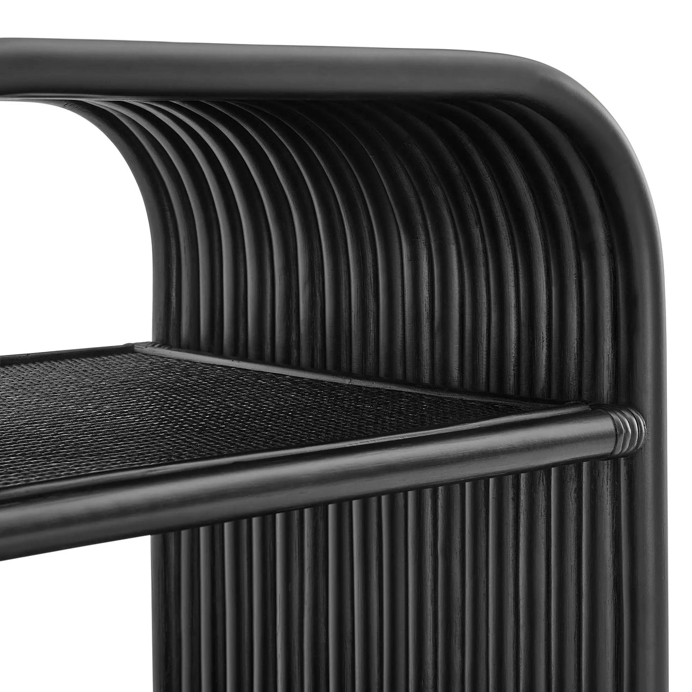 Eve Curved Natural Rattan Side Table by Modway by HouseOfZazla