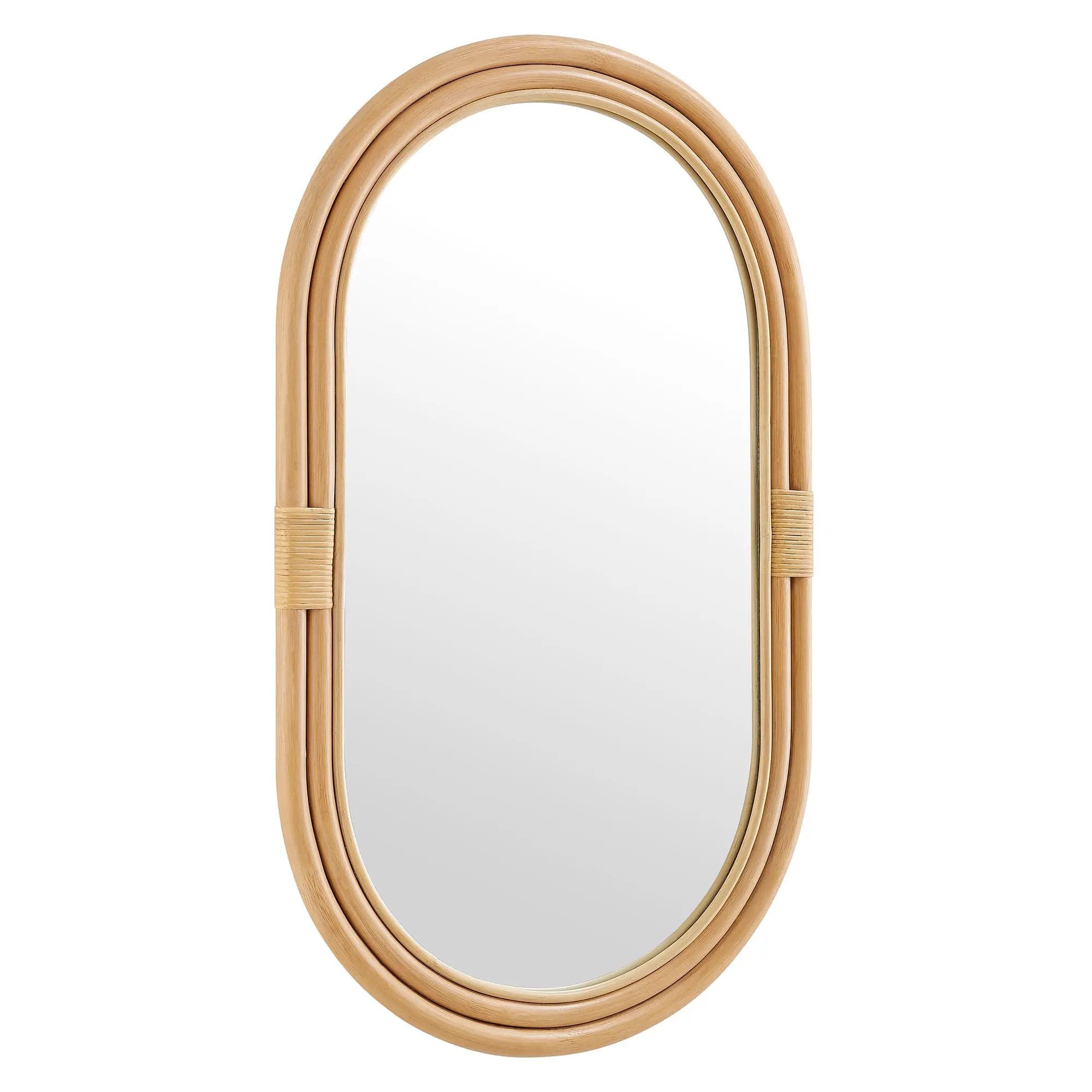 Corsica Oval Rattan Wall Mirror by Modway by HouseOfZazla