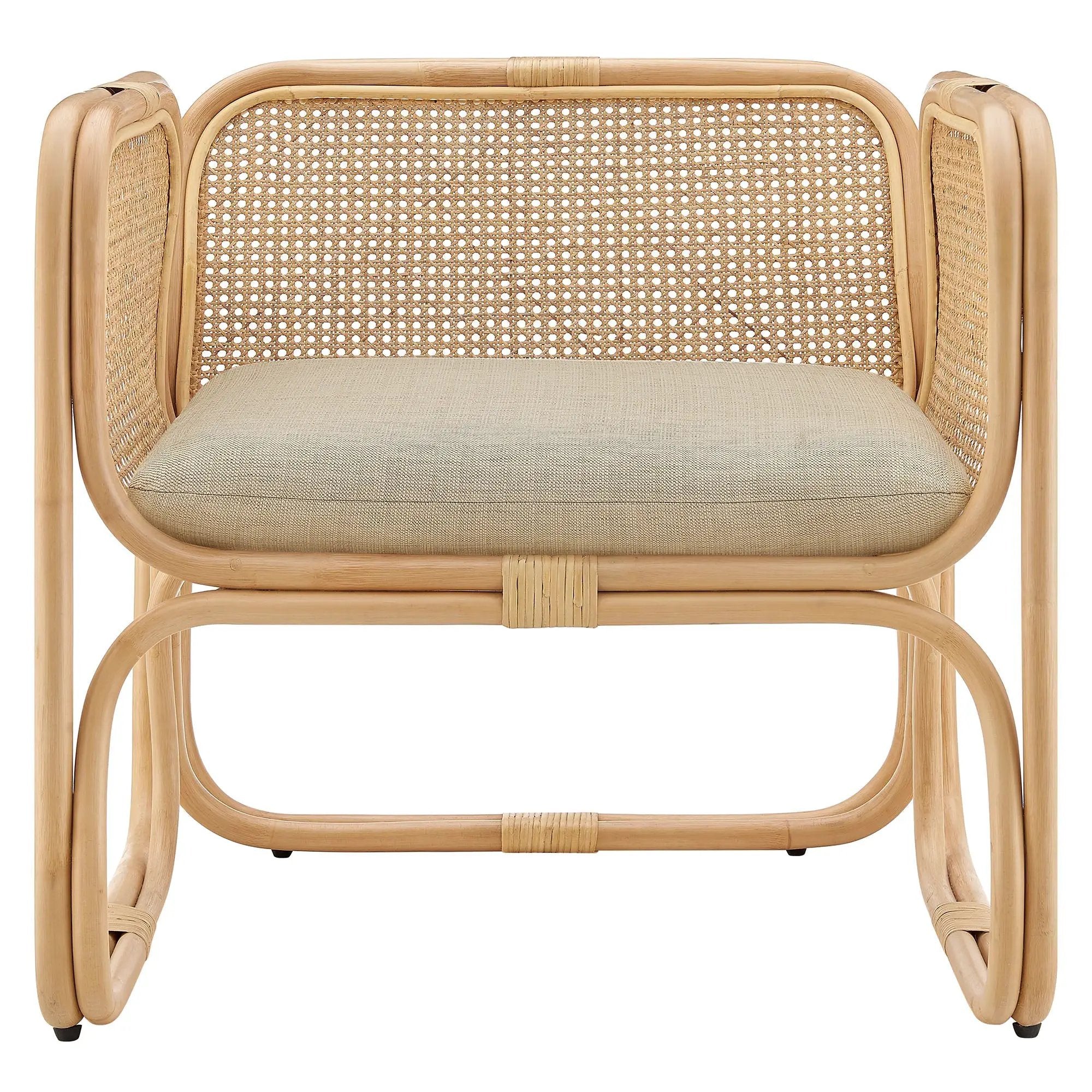 Ellis Natural Rattan Accent Armchair by Modway by HouseOfZazla