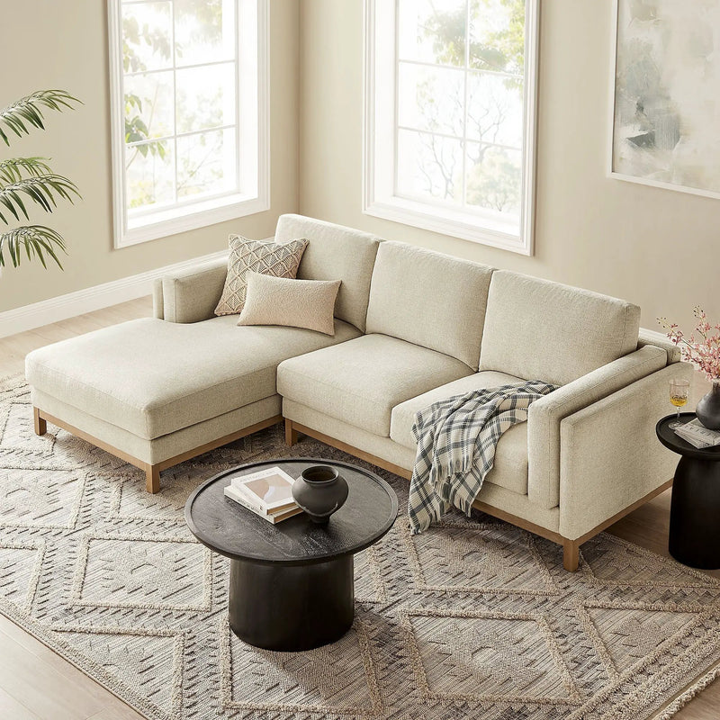 Roscoe Left-Facing Fabric Sectional Sofa with Chaise by Modway by HouseOfZazla