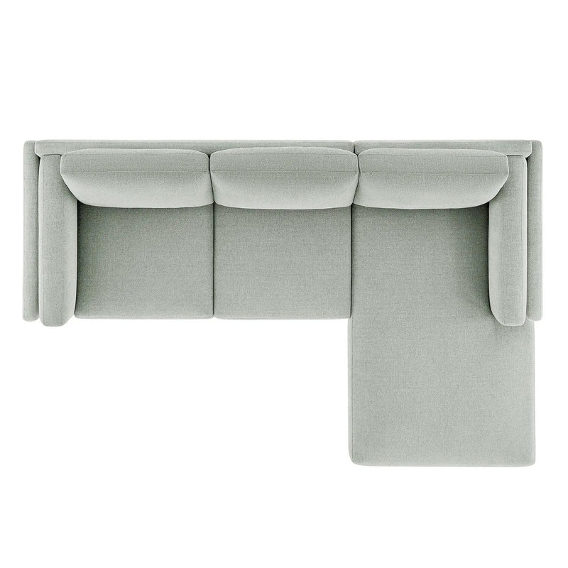 Roscoe Right-Facing Fabric Sectional Sofa with Chaise by Modway by HouseOfZazla