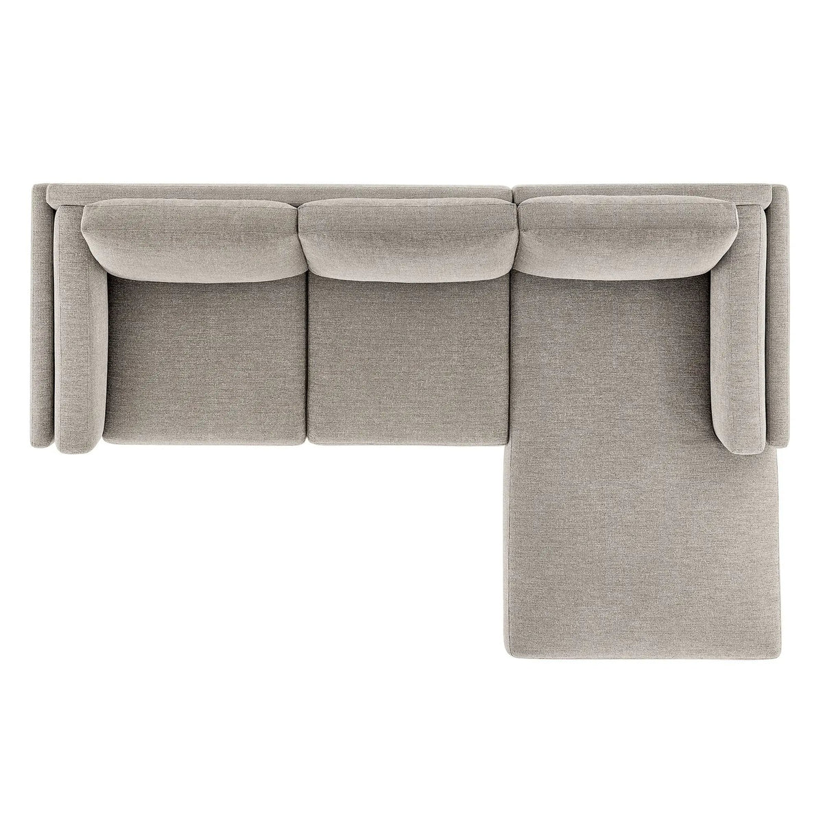 Roscoe Right-Facing Fabric Sectional Sofa with Chaise by Modway by HouseOfZazla