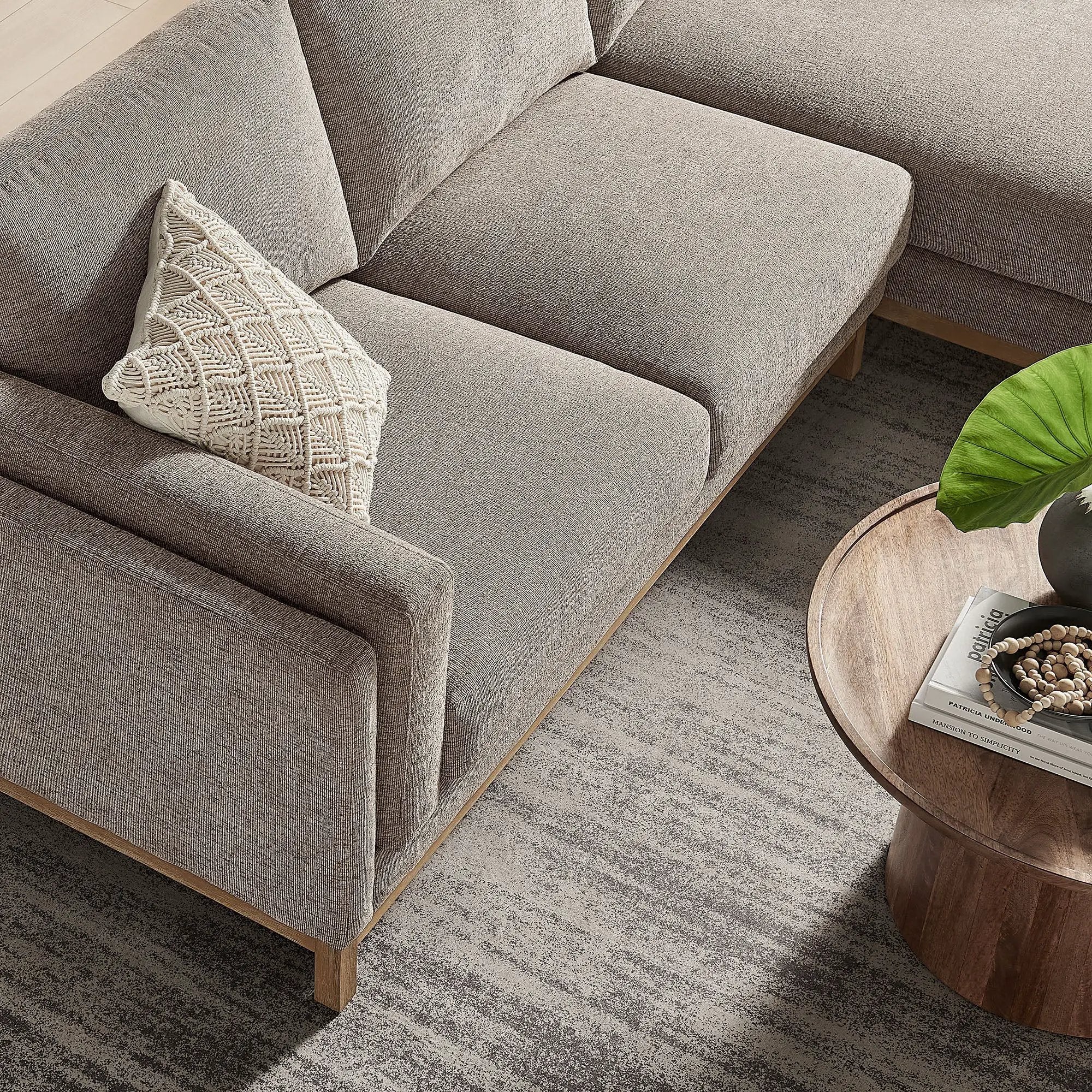 Roscoe Right-Facing Fabric Sectional Sofa with Chaise by Modway by HouseOfZazla