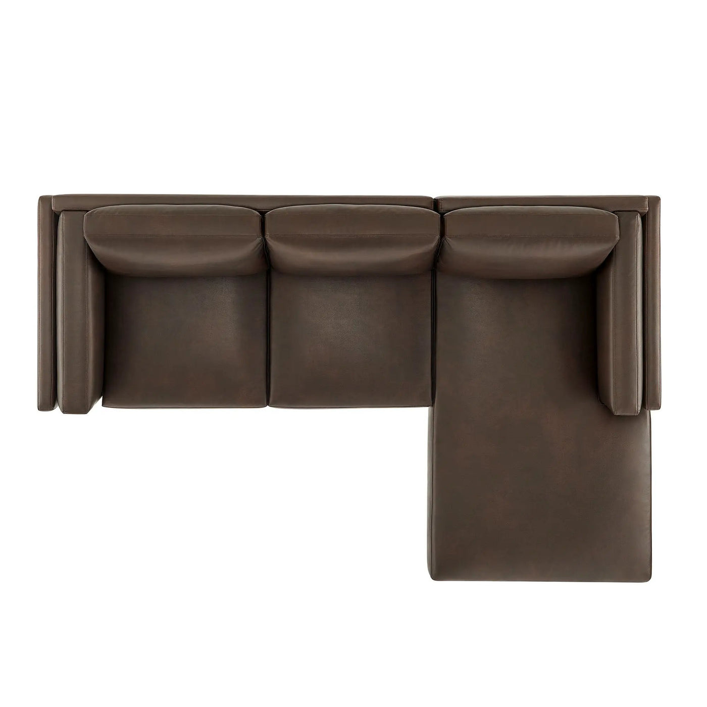 Roscoe Right-Facing Vegan Leather Sectional Sofa with Chaise by Modway by HouseOfZazla