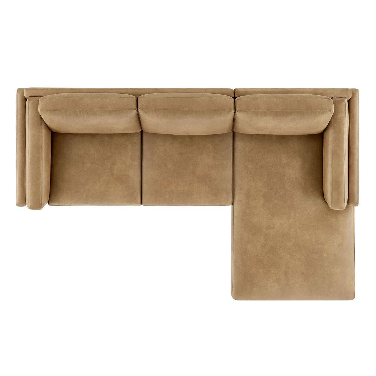 Roscoe Right-Facing Vegan Leather Sectional Sofa with Chaise by Modway by HouseOfZazla