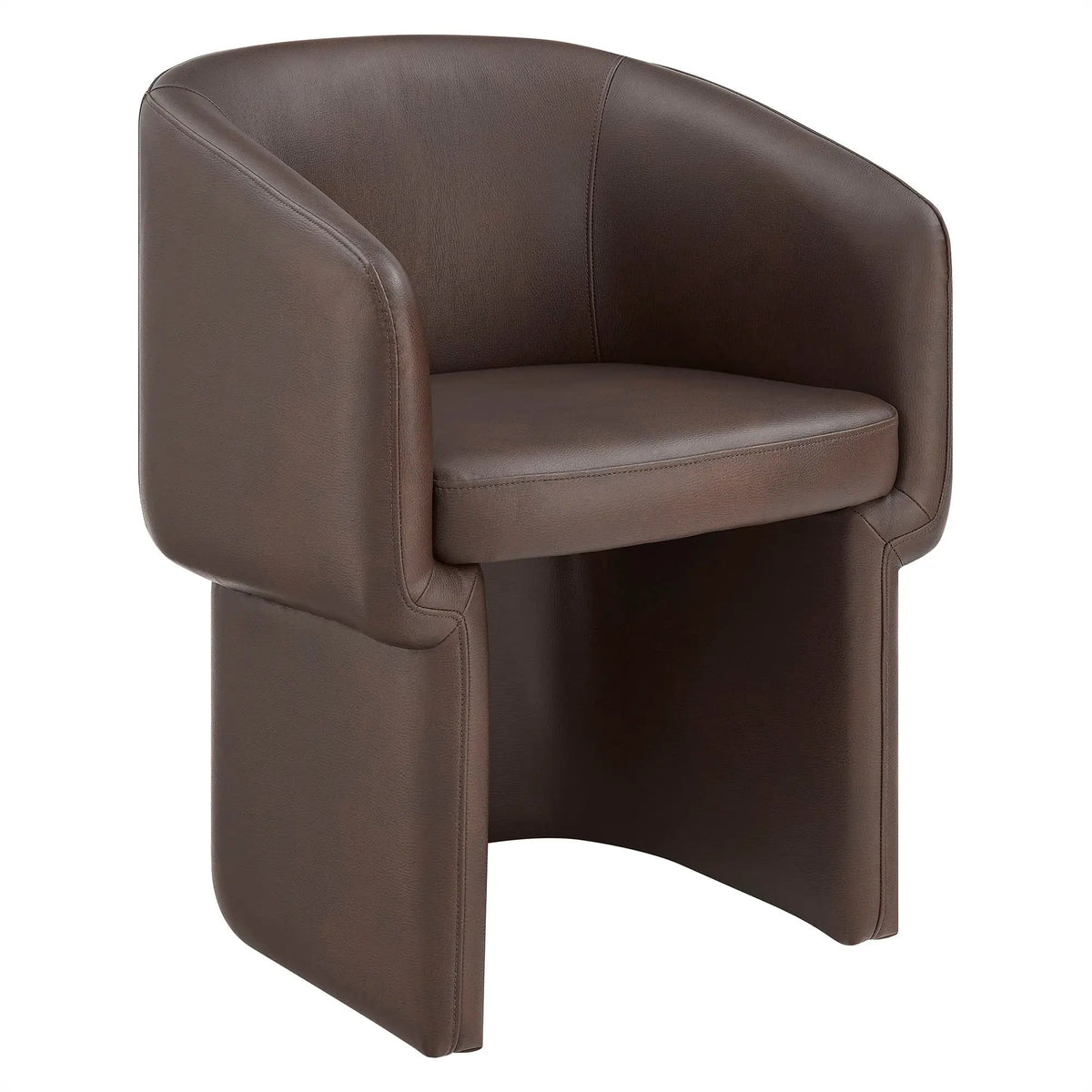 Verity Barrel Back Vegan Leather Dining Chair by Modway by HouseOfZazla
