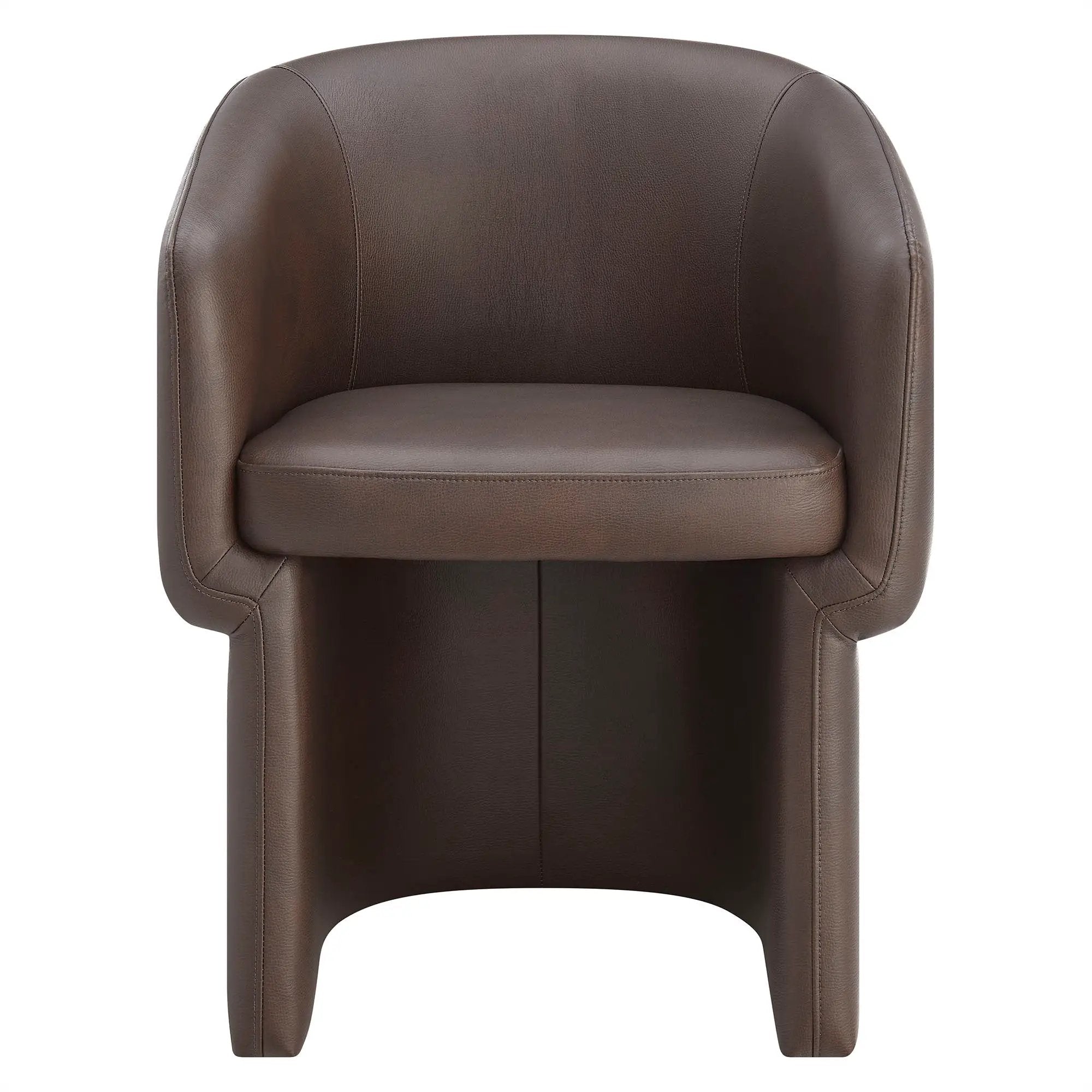 Verity Barrel Back Vegan Leather Dining Chair by Modway by HouseOfZazla