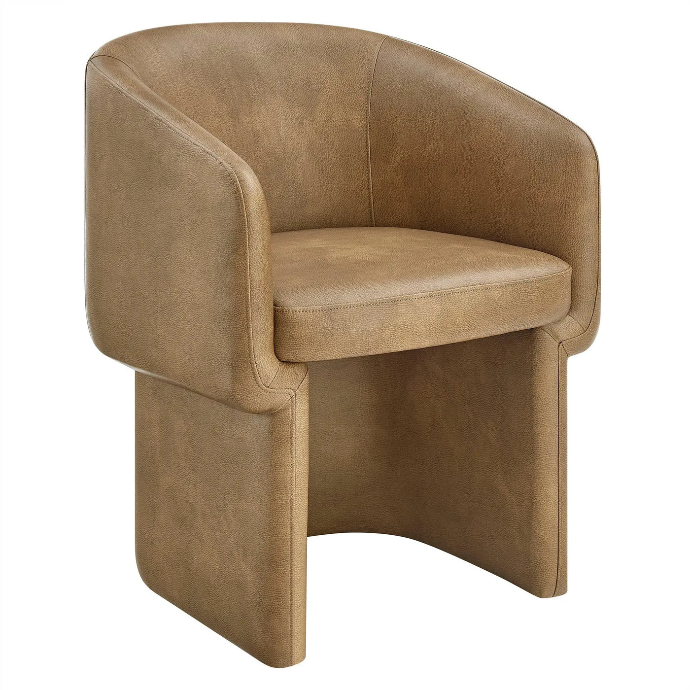 Verity Barrel Back Vegan Leather Dining Chair by Modway by HouseOfZazla