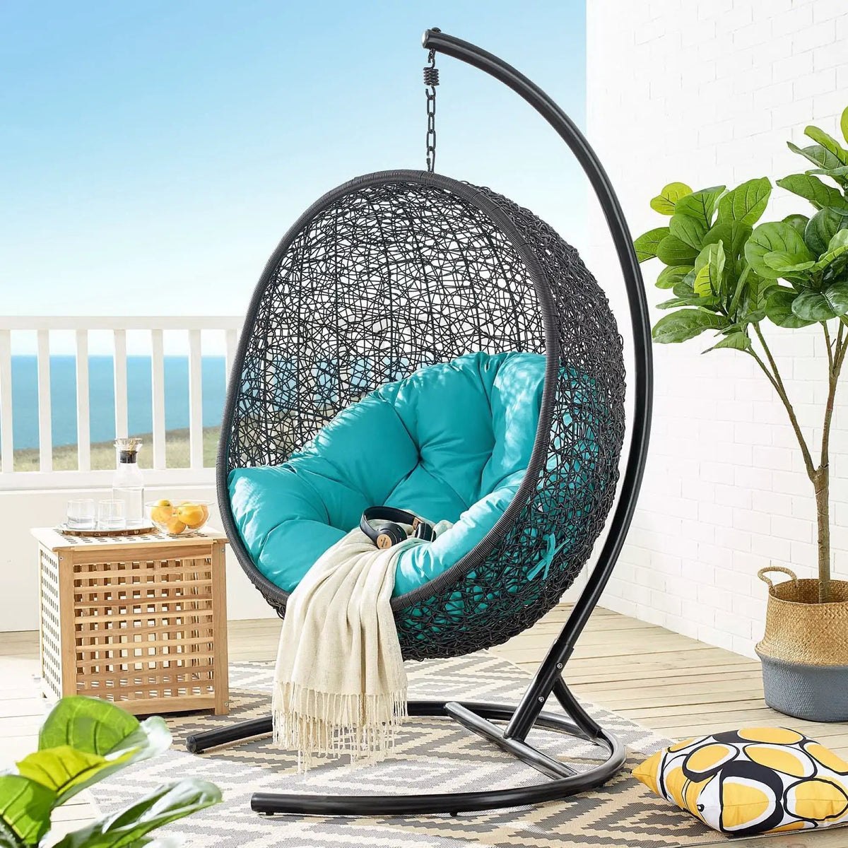 Encase Swing Outdoor Patio Lounge Chair by Modway by HouseOfZazla