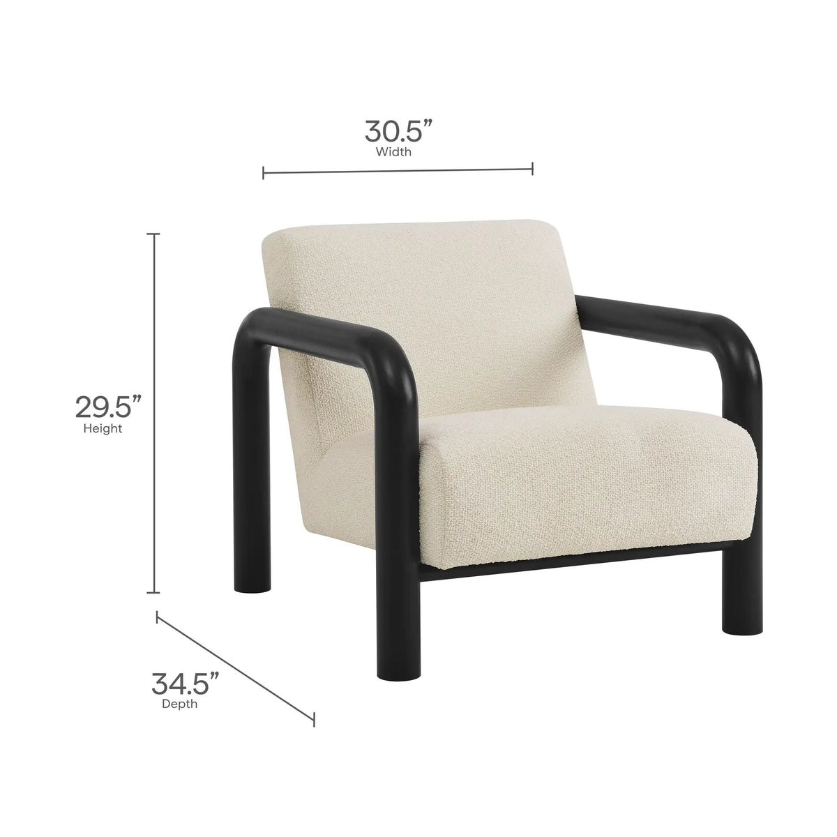Sereno Boucle Accent Chair by Modway by HouseOfZazla