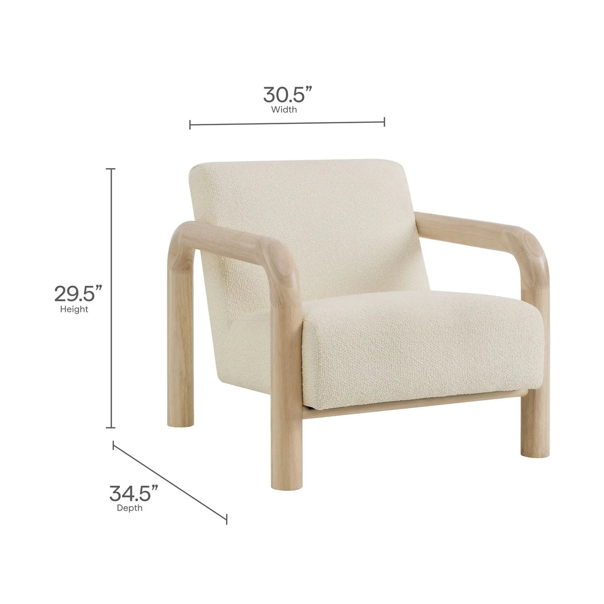 Sereno Boucle Accent Chair by Modway by HouseOfZazla
