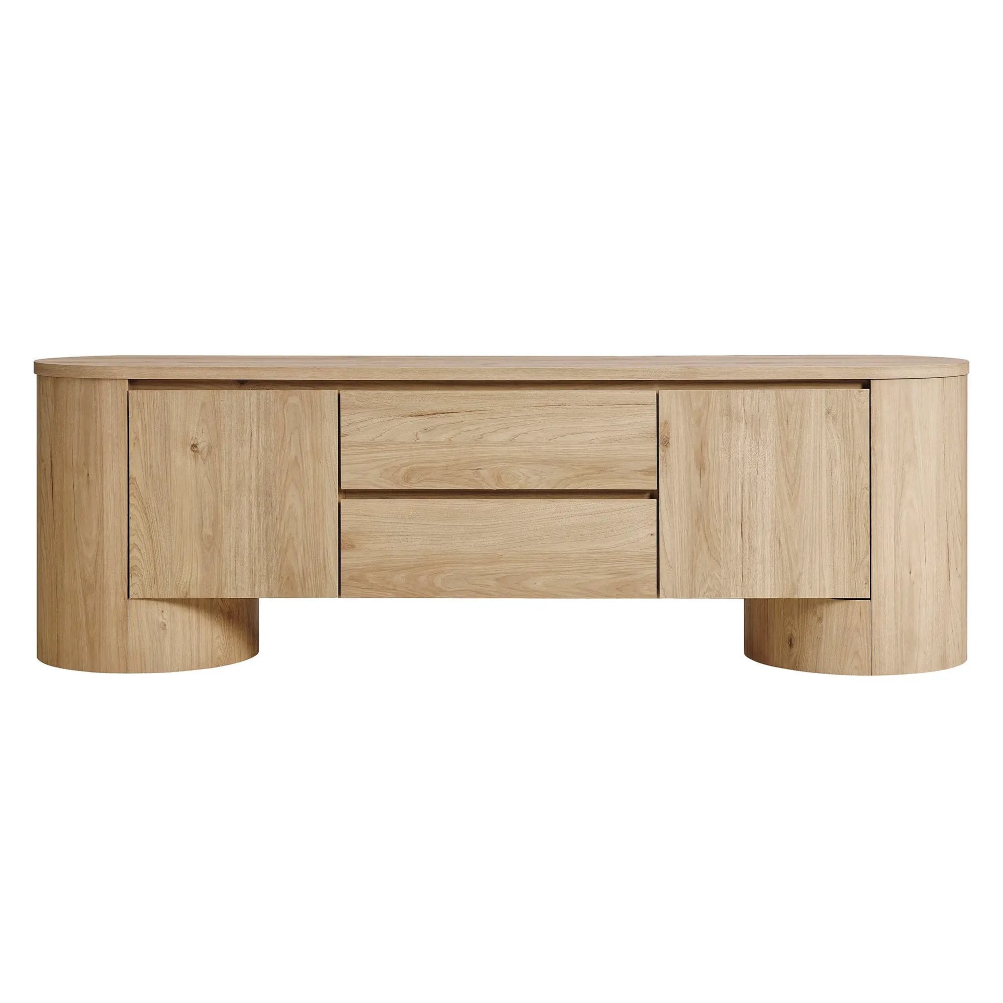 Duval 71 Inch Oval TV Cabinet by Modway by HouseOfZazla